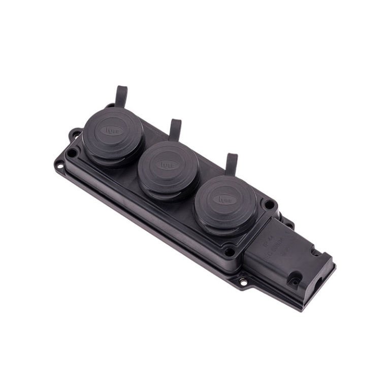Kauçuk Üçlü Grup Priz 1/16A 220V Byes BY10-105