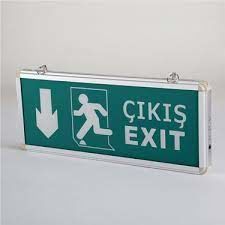 Cata Cata Exıt Çıkış Armatürü Ledli 3 Saat Akülü Ct-9167