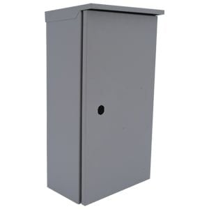 ÇP 109 25x45x15 Metal 1 Trifaze Sayaç Kolon Sigorta Sigorta Çıkışlı Çatılı