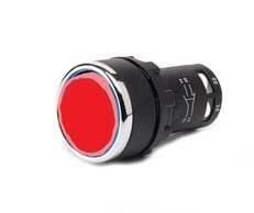 B Seri Monoblok Buton Kırmızı Cam  Emas MB200DK
