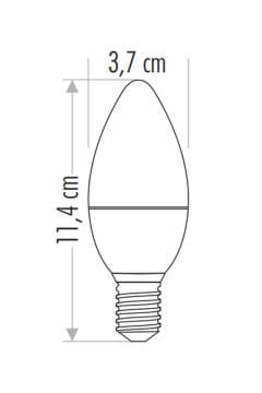 Ledli Buji Ampul (Günışıgı) 7W Cata CT-4079G