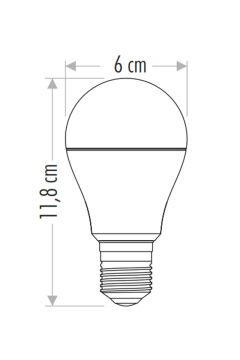 Led Ampul Dimlenebilir Beyaz 12W E27 Cata CT-4278
