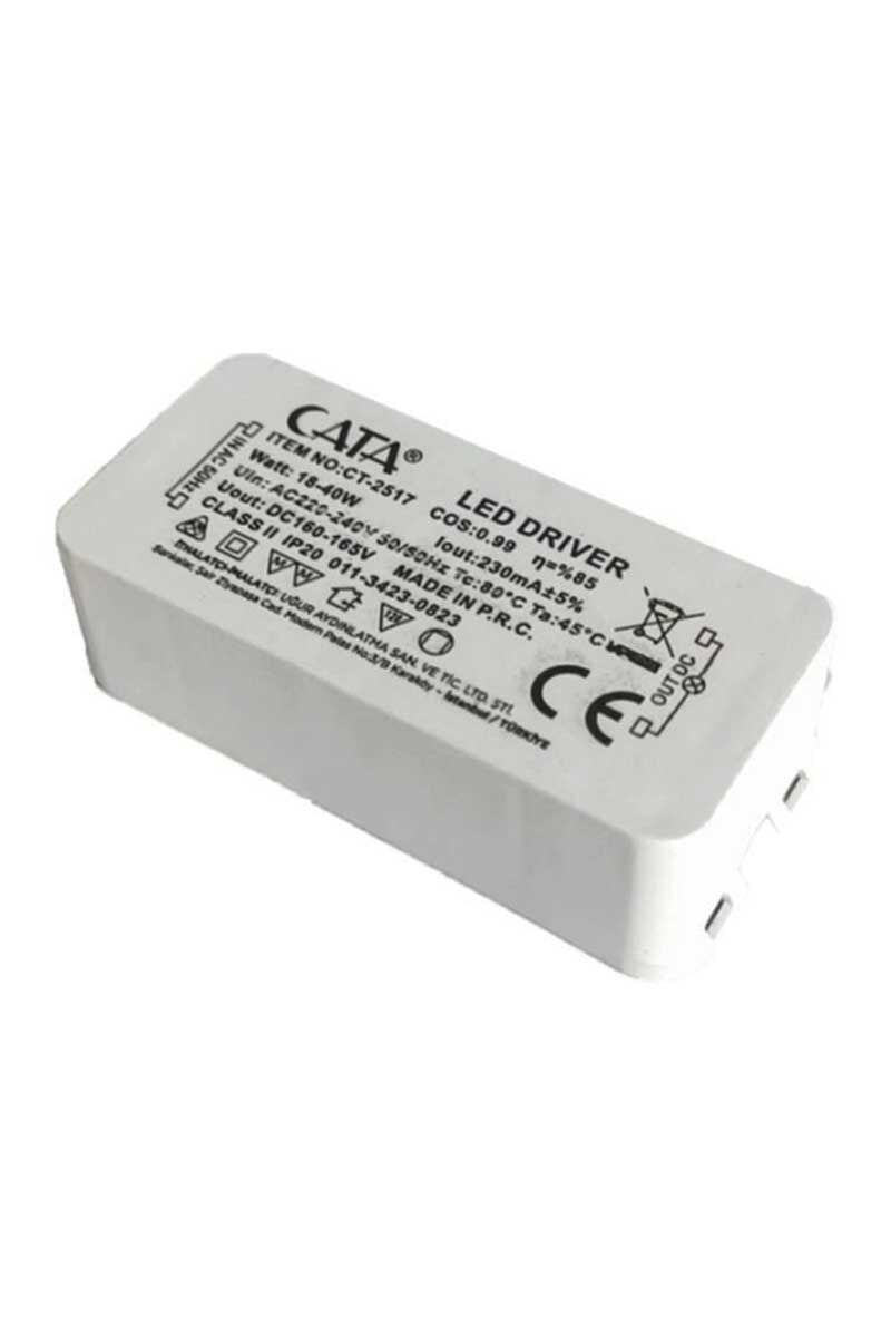 Slim Sıva Üstü Led Panel Driver  18-40W Cata CT-2517