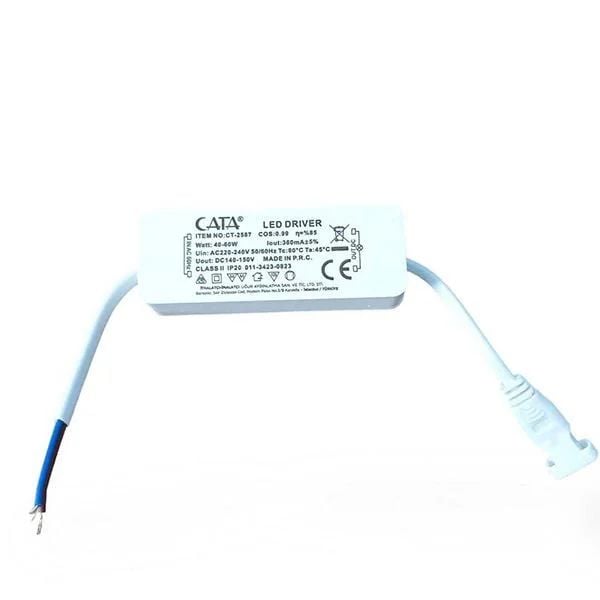 Jaklı Led Armatür Driver 36-60W 60x60 Cata CT-2587
