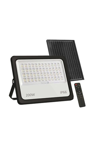 Kumandalı Led Solar Projektör 200W Cata CT-4649