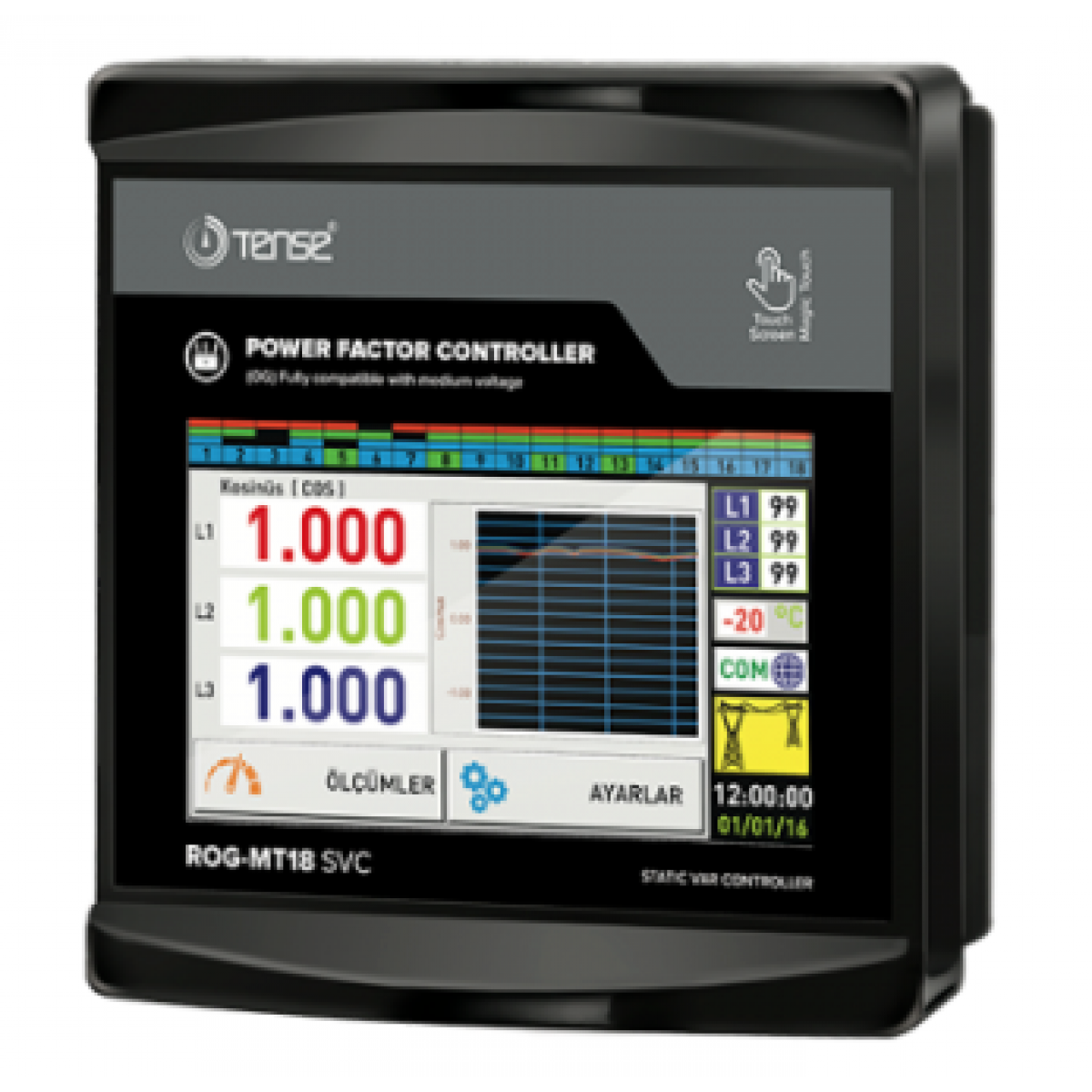 Tense Reaktif Güç Kontrol Rölesi