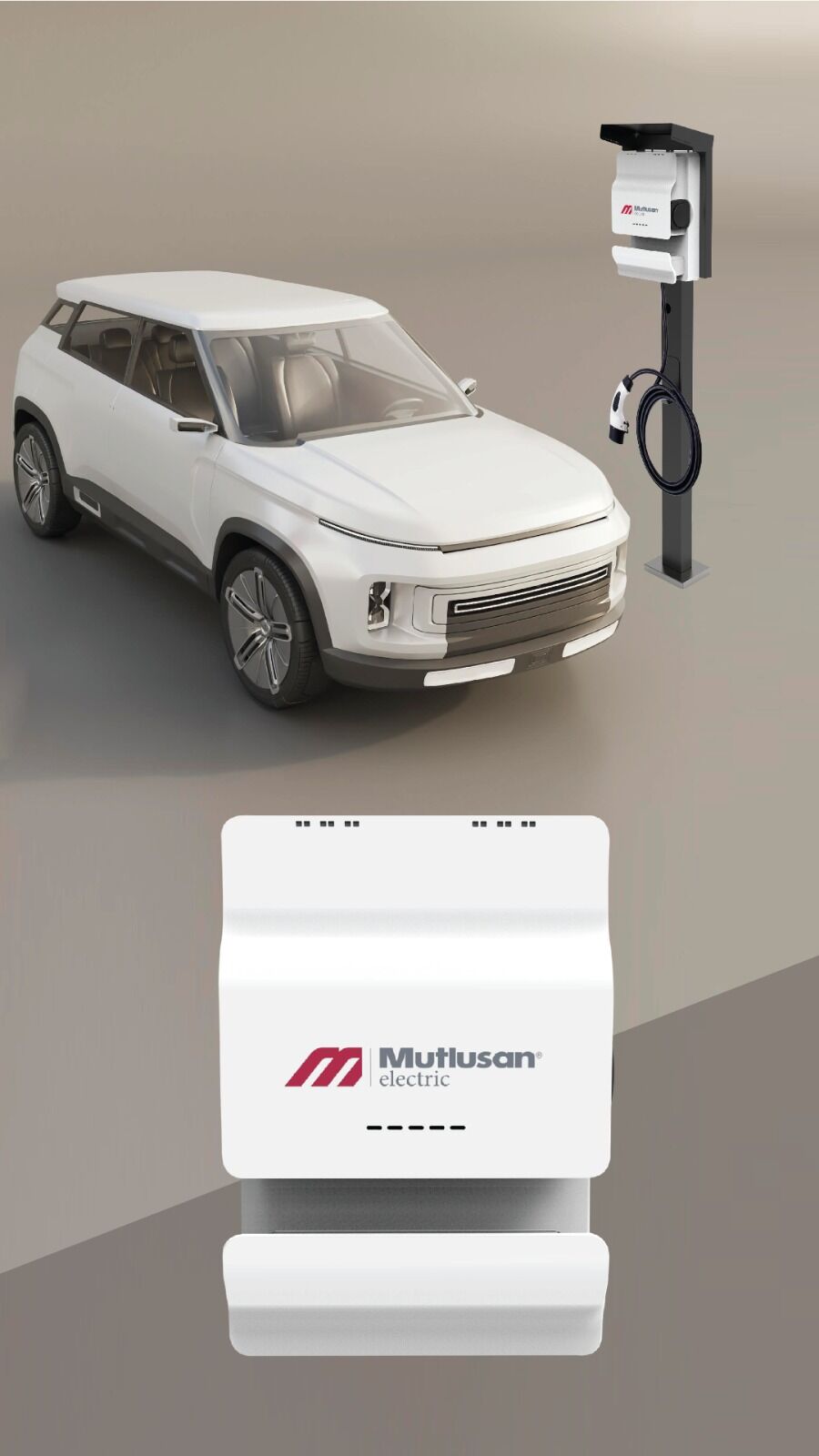 Mutlusan Elektrikli Elektrikli Araç Şarj İstasyonu (001 191 022002 00 00)