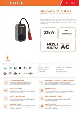 Fotec Elektrikli Araç Şarz Cihazı