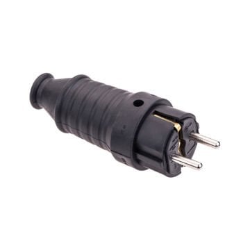 Kauçuk Düz Fiş 1/16A 220V Byes BY10-100