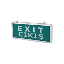 Exıt Çıkış Armatürü 3 Saat Şarzlı Cata CT-9175