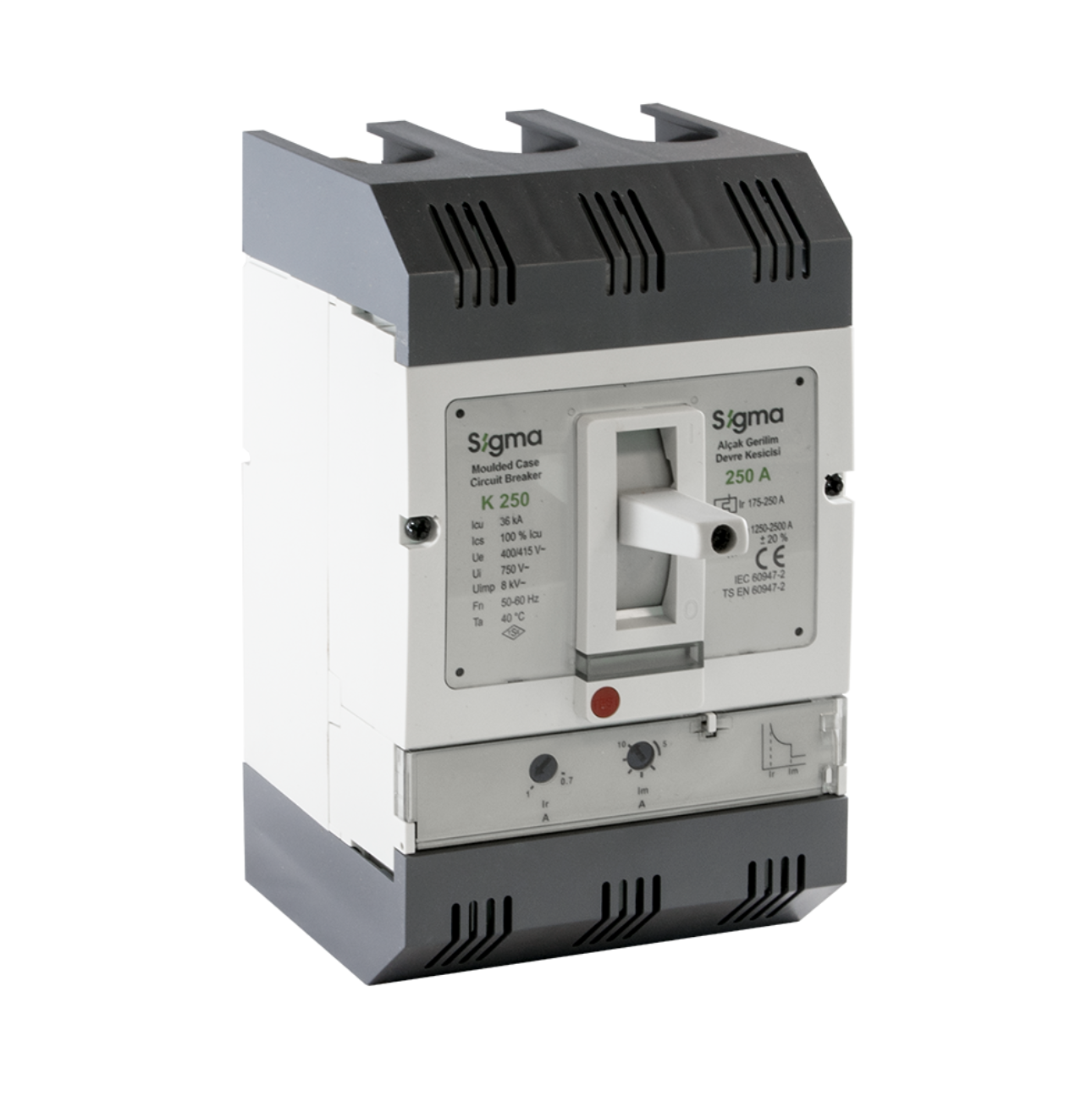 Kompakt Şalter 250-315A Sigma 3K400315