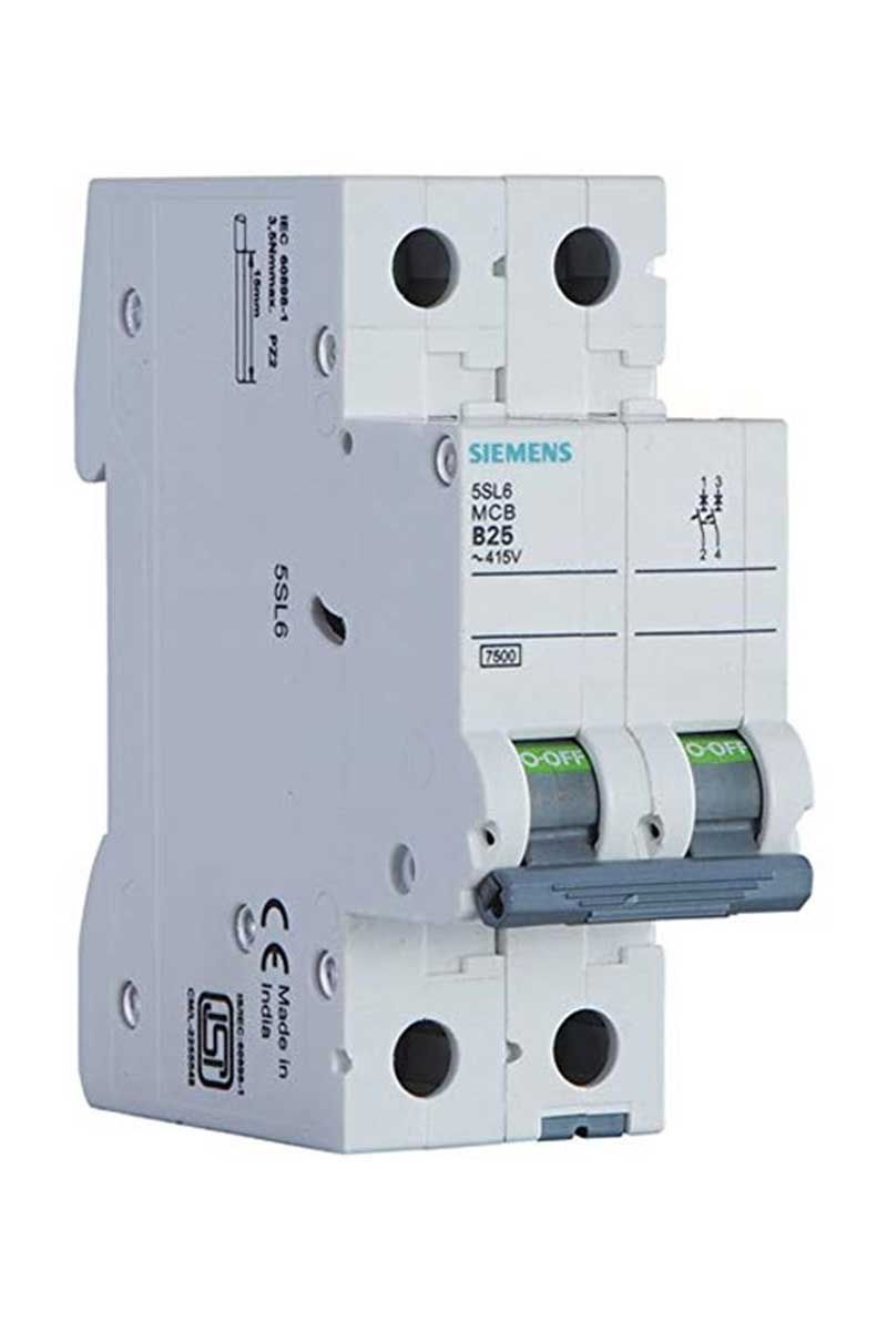 Nc Nötr Kesmeli Otomat 2X16A 6Ka Siemens 5SL6216-7