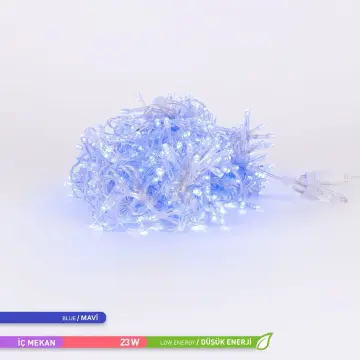 ACK AS90-00506 2x2m 220V Mavi Led İç Mekan Işıklı Perde