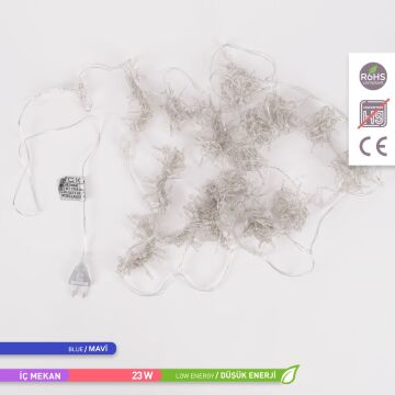 ACK AS90-00506 2x2m 220V Mavi Led İç Mekan Işıklı Perde