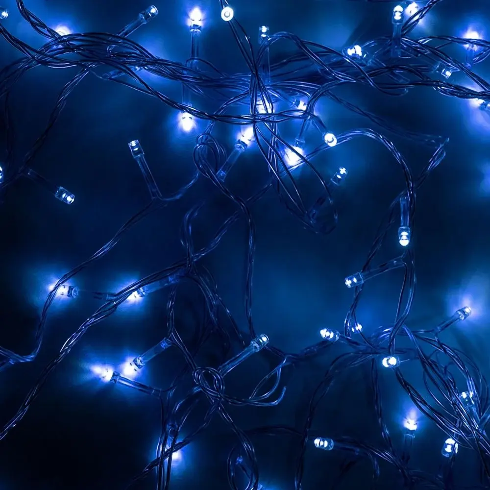 ACK AS90-00406 10m 220V Mavi 100 Ledli Ampullü Eklenebilir Led Işık