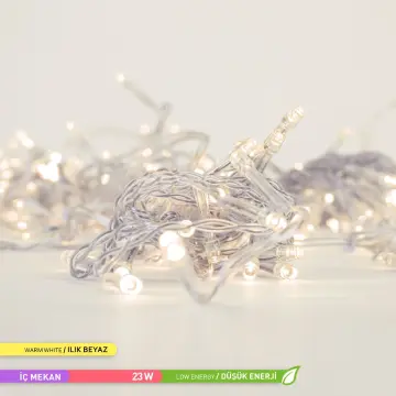 ACK AS90-00500 2x2m 220V 3000K Günışığı Led Işıklı Perde