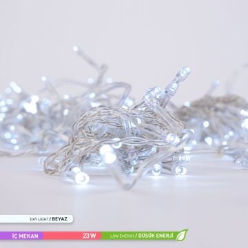 ACK AS90-00503 2x2m 220V 6500K Beyaz Ledli Işıklı Perde