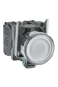 Korumalı Ledli Yaylı Buton  Schneider XB4BW31B5