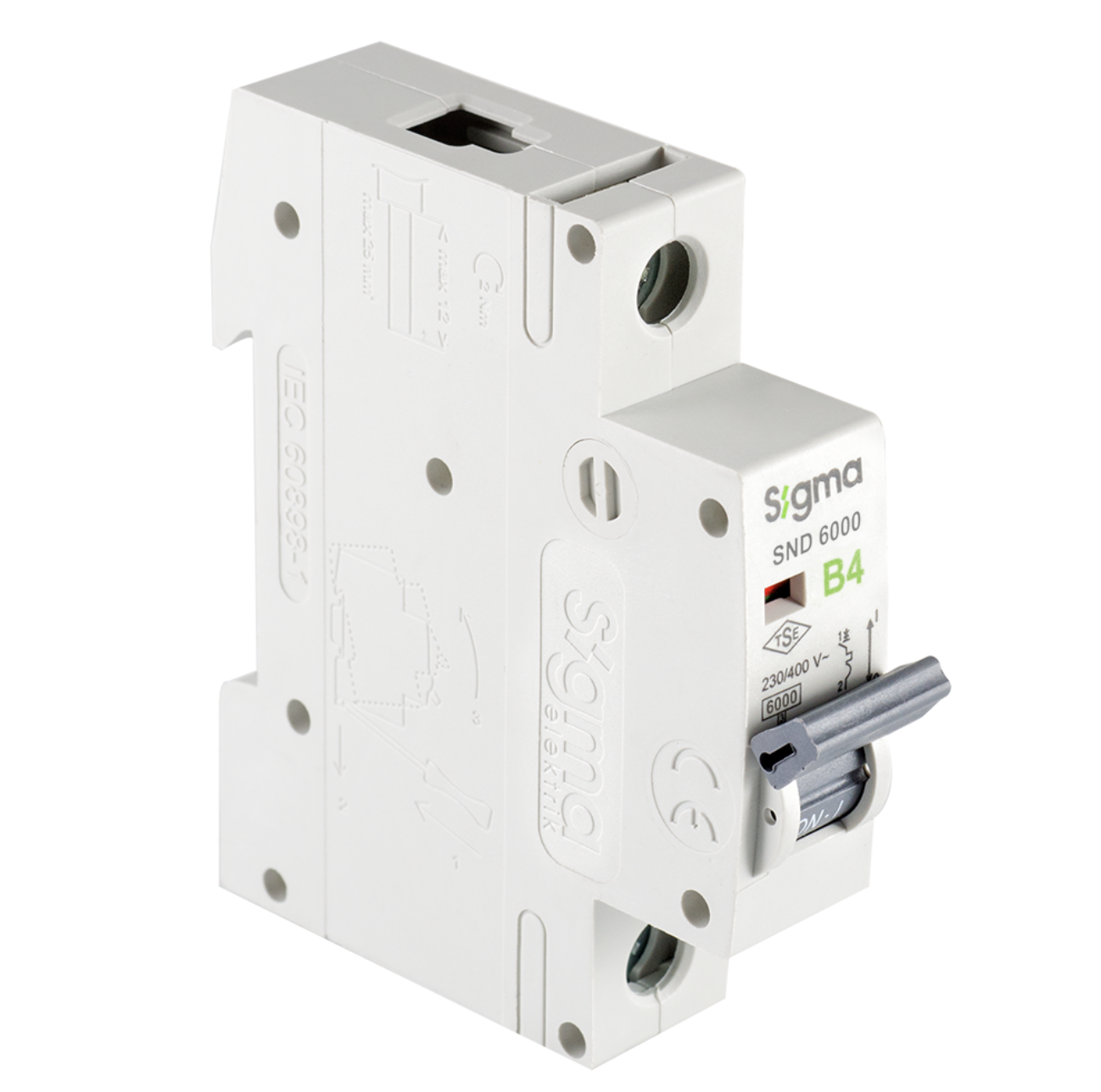 Otomatik Sigorta C1x4A 6kA Sigma 6SM104C