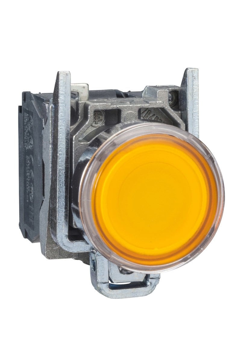 Korumalı Ledli Işıklı Turuncu Buton  Schneider XB4BW35B5