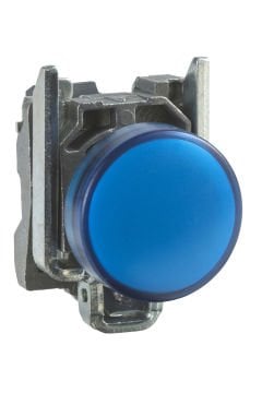 Korumalı Ledli Mavi Sinyal Lambası  230VAC Schneider XB4BVM6