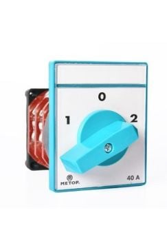 METOP MT021 16A 3 Fazlı Enversör Şalter (1-0-2)