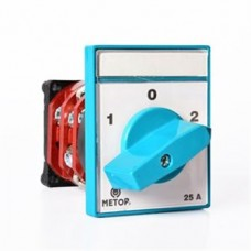 METOP MT021 25A 3 Fazlı Enversör Şalter (1-0-2)