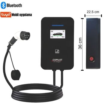 Copilot Spark 5 Metre Kablolu Elektrikli Araç Şarj Cihazı