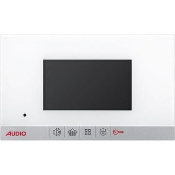 Görüntülü Diafon (Mekanik Butonlu) Beyaz Kasa 4,3 Audıo AUDIO 001180B