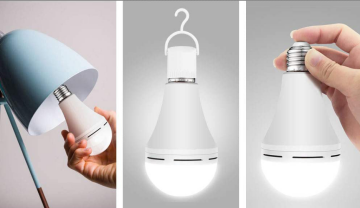 Cata 7W Şarjlı Led Ampul E27 Duylu CT-4229 Beyaz Işık