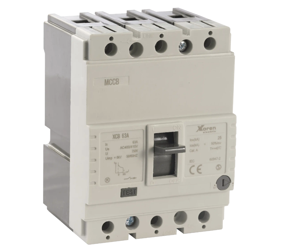Af Tipi Termik Ayarlı Kasa Kompakt Şalter 3P 25Ka 160 80A Xkoren XCB 3AF25-0160-0080