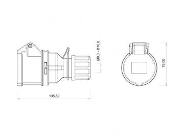 Uzatma Priz 4X16 Bemis BC1-1504-2312