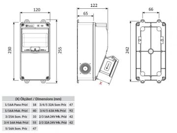 V Otomat Raylı Klemensli Kombinasyon  Bemis BD1-2000-0000