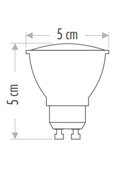Led Ampul Günışığı 7W Gu10 Cata CT-4215G