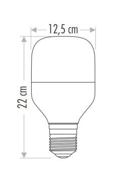 Duylu Torch Led Ampul Beyaz 55Watt E27 Cata CT-4262
