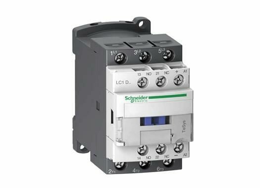 Kontaktörtör  24VDC 11kW 1NA+1NK Schneider LC1D25BD
