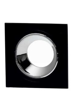 Siyah-Platin Jaguar Kare Spot Kasa  Gu10 Cata CT-5053