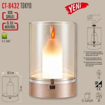 Cata Tokyo Masa Lambası  CT-8432