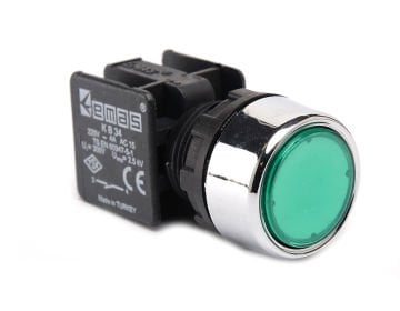 Buton Start Yeşil  Emas KB34DY